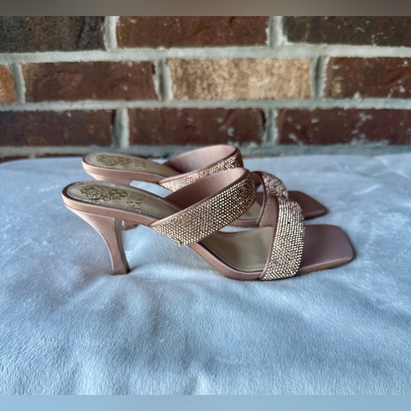 NEW Vince Camuto Aslee rose gold sandal, 7.5 - Picture 6 of 8